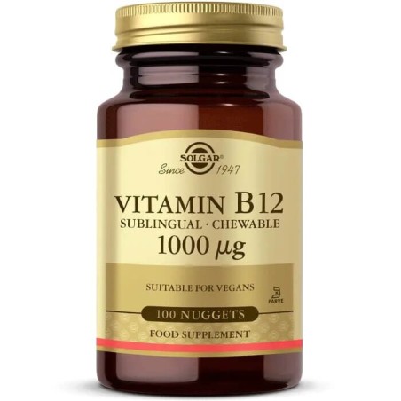 Solgar Vitamin B12 1000 mcg 100 Dilaltı Tablet