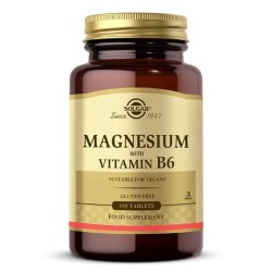 Solgar Magnesium with Vitamin B6 100 Tablet