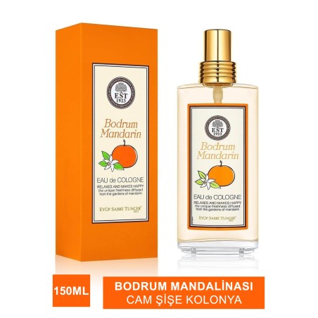 Eyüp Sabri Tuncer Bodrum Mandalinası 150 ml Eau De Cologne - Cam Şişe