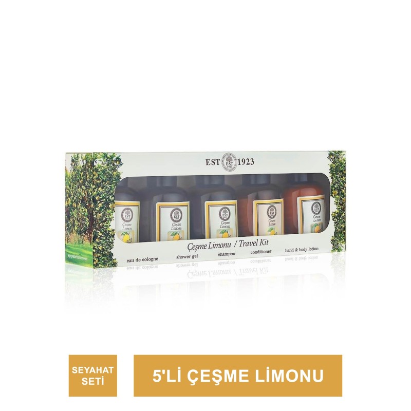 Eyüp Sabri Tuncer Çeşme Limonu 5'li Seyahat Seti