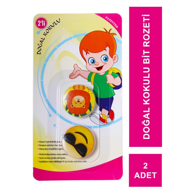 Headlice Doğal Kokulu 2'li Bit Rozeti