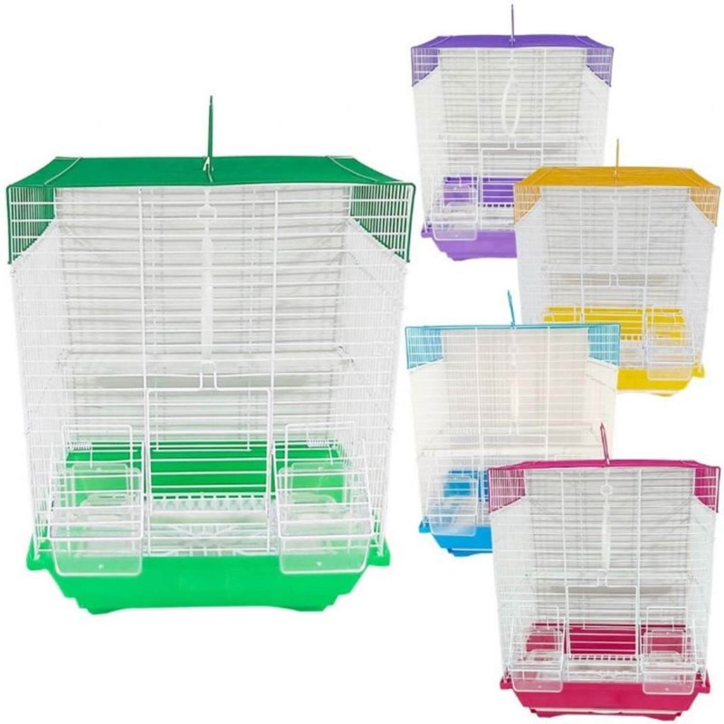 UB300R-Düz Çatılı Kafes Renkli 33*45*25,5 cm