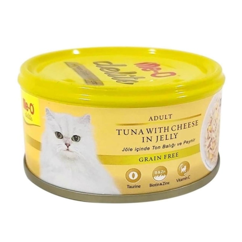 Meo Jöle İçinde Ton Balığı ve Peynir Kedi Konserve 80 gr