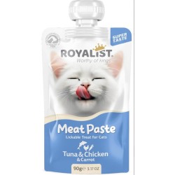 Royalıst Meat Paste Cat Tuna & Chicken & Carrot 90 Gr