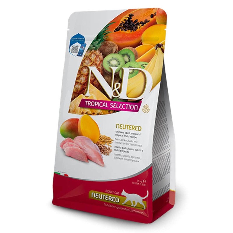 N&D Cat Tropical Selection Chiecken Neutered 10 Kg