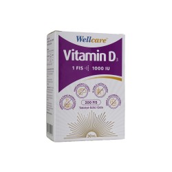 Wellcare Vitamin D3 1000 IU 30 ml