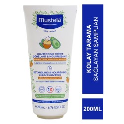 Mustela Detangling & Nourishing Cream Shampoo ( Kolay Tarama Sağlayan Şampuan ) 200 ml