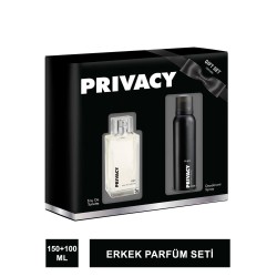 Privacy Erkek Parfüm Seti EDT Parfüm 100ml + Deodorant 150ml