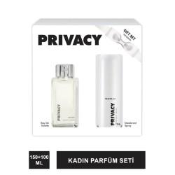 Privacy Kadın Parfüm Seti EDT Parfüm 100ml + Deodorant 150ml