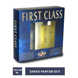 First Class Erkek Parfüm Seti EDT Parfüm 100ml + Deodorant 150ml