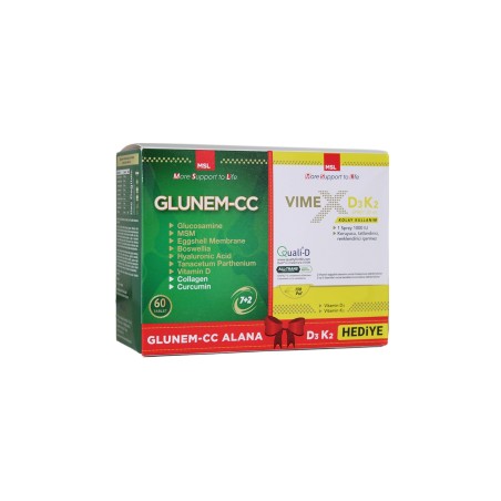 Msl Glunem-CC 60 Tablet ( Vimex D3K2 20ml Hediye )