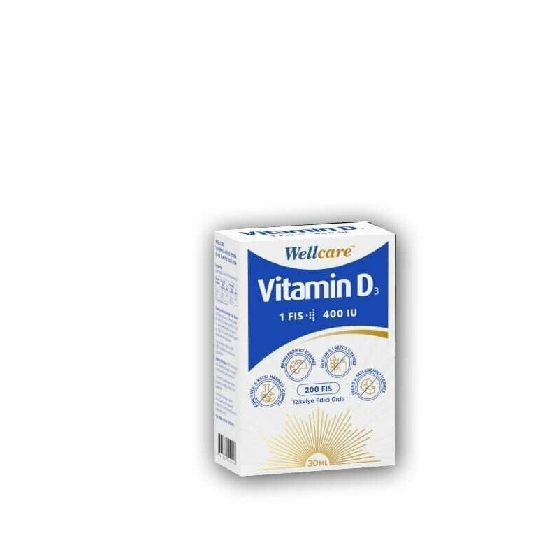 Wellcare Vitamin D3 400 IU 30ml Wellcare Vitamin D3 400 IU 30ml