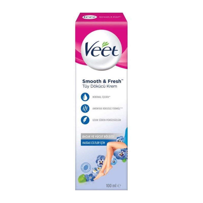 Veet Tüy Dökücü Krem Hassas Ciltler İçin 100 ml (S.K.T 05-2024) Veet Tüy Dökücü Krem Hassas Ciltler İçin 100 ml (S.K.T 05-2024)