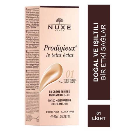 Nuxe Prodigieux Tinted Moisturizing BB Cream - 01 Light 30 ml