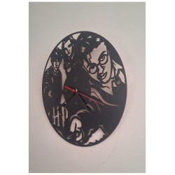Ebruli Sanat Tasarım Harry Potter Dekoratif Duvar Saati