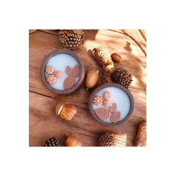 Ebruli Sanat Tasarım Hallowen Temalı Özel Tasarım Soya Wax Mum