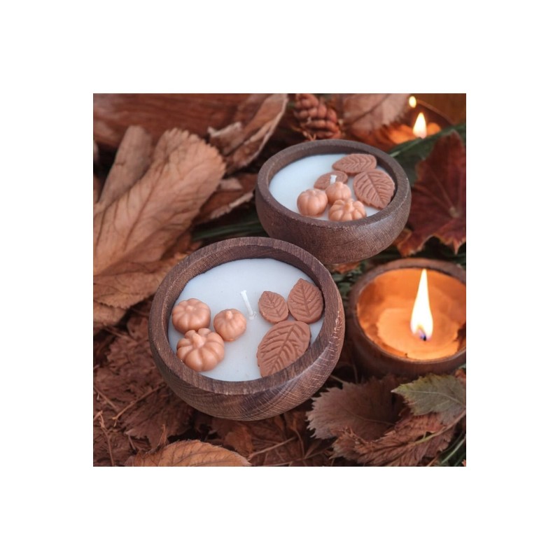 Ebruli Sanat Tasarım Hallowen Temalı Özel Tasarım Soya Wax Mum