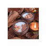 Ebruli Sanat Tasarım Hallowen Temalı Özel Tasarım Soya Wax Mum