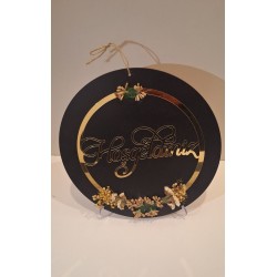 Ebruli Sanat Tasarım Hoşgeldiniz Kapı Süsü