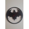Ebruli Sanat Tasarım Batman Temalı Özel Tasarım Siyah Ahşap Duvar Saati Duvar Dekorasyonu