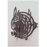 Ebruli Sanat Tasarım Özel Tasarım Duvar Saati Müzik Sol Anahtarı