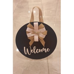 Ebruli Sanat Tasarım Welcome Özel Tasarım Kapı Süsü
