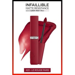 Loreal Paris Infaillible Matte Resistance Likit Mat Ruj - 420 Le Rouge Paris