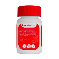 İmuneks Emetium Zencefil 15 Tablet