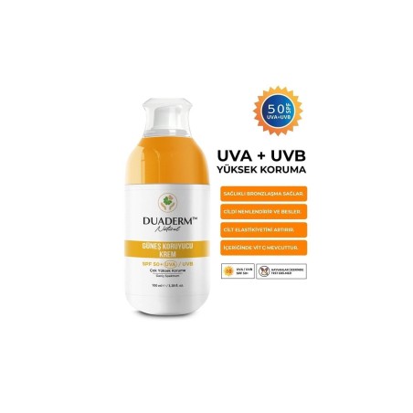 Duaderm Filtreli C Vitaminli Yeni Yüz ve Vücut Güneş Kremi SPF50+ 100ml