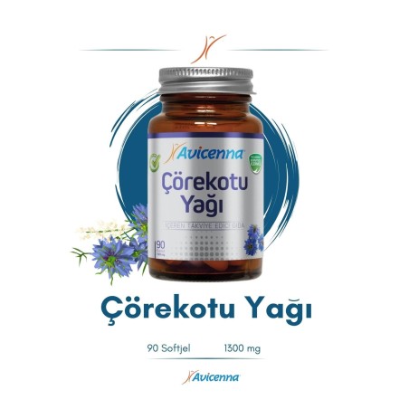 Avicenna Çörekotu Yağı 90 Yumuşak Kapsül