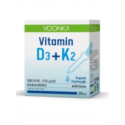 Outlet - Voonka Vitamin D3+K2 Damla 25 ml