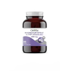 OnVita Magnezyum Sitrat ve P5P 200mg 60 Tablet