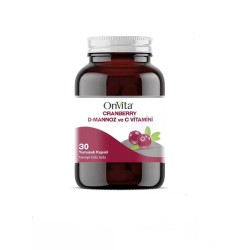 OnVita Cranberry D-Mannoz ve C Vitamini 30 Kapsül