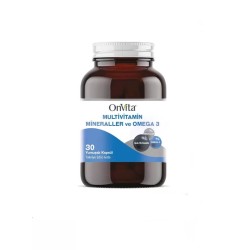 OnVita Multivitamin Mineraller ve Omega 3 30 Kapsül