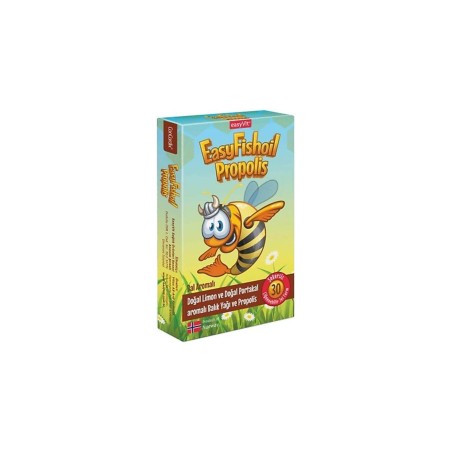 EasyFishoil Propolis Çiğnenebilir 30 Jel Tablet