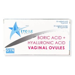 Etoile Boric Acid + Hyaluronic Asid Vaginal Ovules 10x2gr