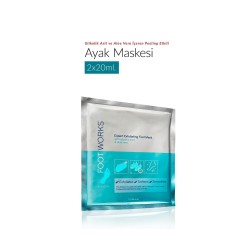 Avon Footworks Peeling Etkili Ayak Maskesi 2x20ml
