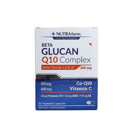 Dermoskin NutraFarm Beta Glukan Q10 Complex 250mg 30 Kapsül