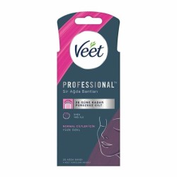 Veet Yüz Bölgesi Sir Ağda Bandı Normal Ciltler İçin 12'li