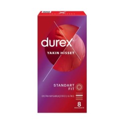 Durex Yakın Hisset Standart Fit 8 Adet Prezervatif