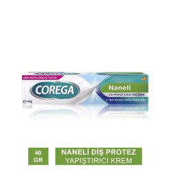 Corega Diş Protezi Yapıştırıcı Krem Naneli 40gr