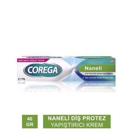 Corega Diş Protezi Yapıştırıcı Krem Naneli 40gr