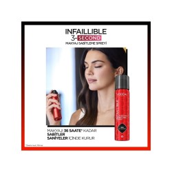 Loreal Paris Infaillible 3-Second Makyaj Sabitleme Spreyi 75ml