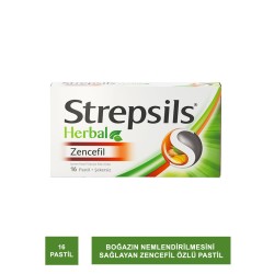 Outlet - Strepsils Herbal Zencefil 16 Pastil