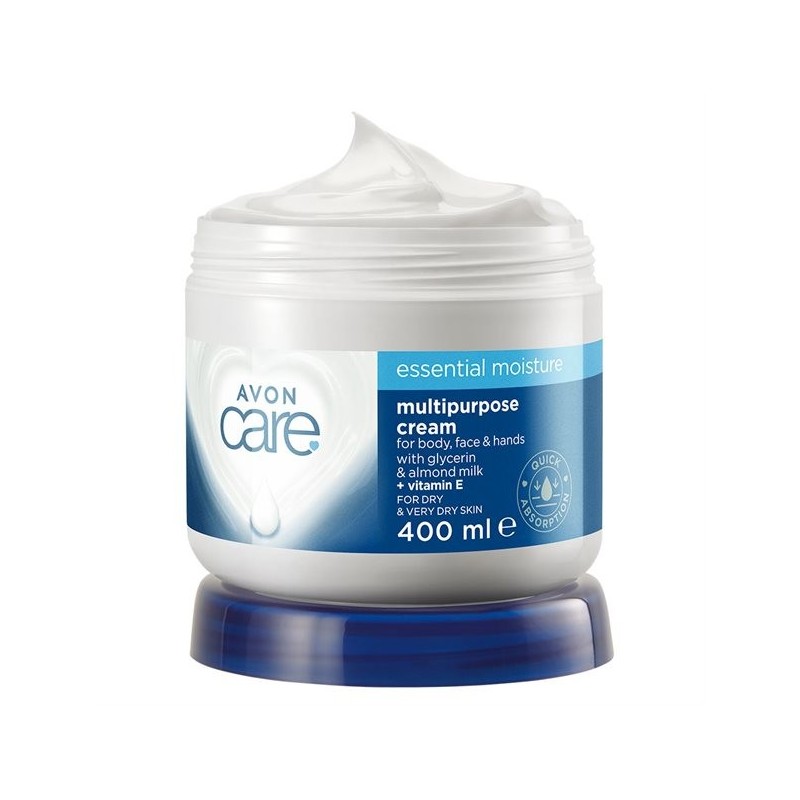 Avon Care Kuru Ciltler İçin Yoğun Nemlendirici El, Yüz ve Vücut Kremi 400ml