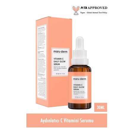Maruderm C Vitamini Ve Peptid Aydınlatıcı Cilt Bakım Serumu 30 Ml