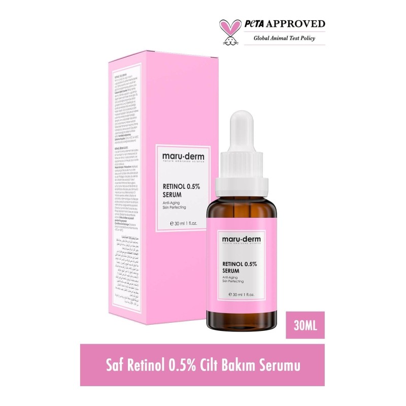 Maruderm Retinol 0.5% Cilt Yenileyici Bakım Serumu 30 Ml