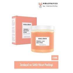 Maruderm Body Scrub | Zerdeçal + Süt Vücut Peelingi | C Vitamini + Ferulik Asit 250 ML