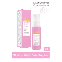 Maruderm SPF 50+ Pembe Ton Eşitleyici Güneş Kremi 50 ml