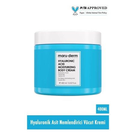 Maruderm Hyaluronik Asit Nemlendirici Vücut Kremi 400 ML